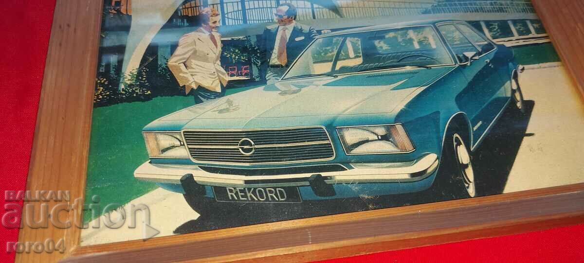 Delivery of WOODEN FRAME - GLASS - OPEL Delivery of WOODEN FRAME - GLASS - OPEL