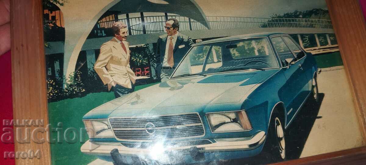 WOODEN FRAME - GLASS - OPEL - 5 WOODEN FRAME - GLASS - OPEL - 5