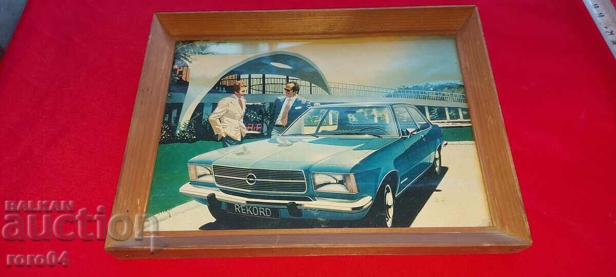 CADRU DE LEMN - STICLA - OPEL CADRU DE LEMN - STICLA - OPEL