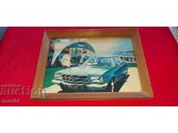 WOODEN FRAME - GLASS - OPEL