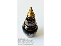 Vintage perfume bottle with gilding on the edges USSR