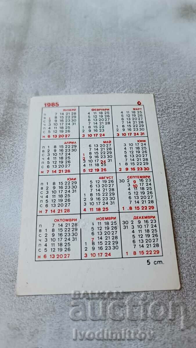 Calendar SGU - Ministry of Interior Fire Protection Sofia 1985 with price 0.95 BGN | € 0.49 Calendar SGU - Ministry of Interior Fire Protection Sofia 1985 with price 0.95 BGN | € 0.49