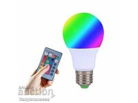 Multi Color Light Bulb with Remote