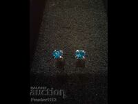 Topaz earrings 4mm