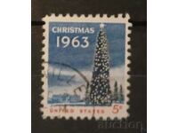 USA 1963 Christmas Stamp