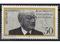 1977. GFR. Politicianul Jean Monnet - cetățean de onoare al Europei.