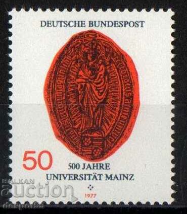 1977. GFR. The 500th anniversary of the University of Mainz.