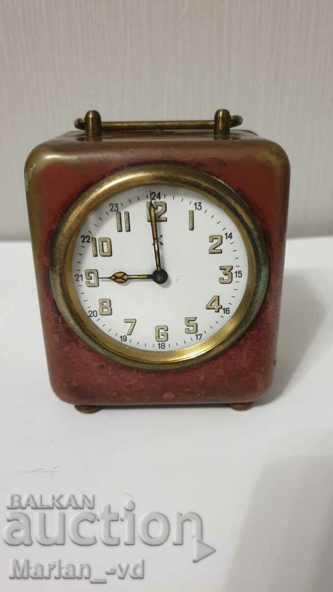 Antique American Hamburg Table Clock