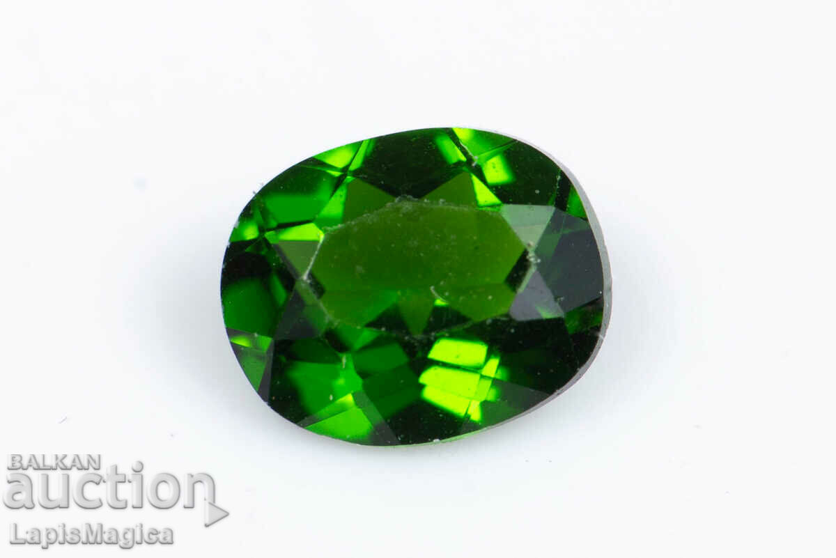 Chrome diopside 0.39ct 5x4mm oval cut #6