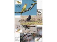 Maps maximum Bulgaria 2014 Fauna Songbirds No. 5157 - 60