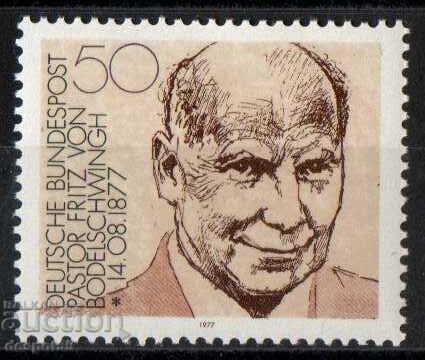 1977 ГФР. 100-годишнина от рождението на Фриц фон Боделшвинг