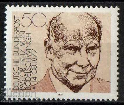 1977 ГФР. 100-годишнина от рождението на Фриц фон Боделшвинг