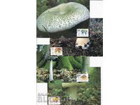 Cards maximum Bulgaria 2014 Mushrooms tyr. 200 pcs. No. 5113 - 5116