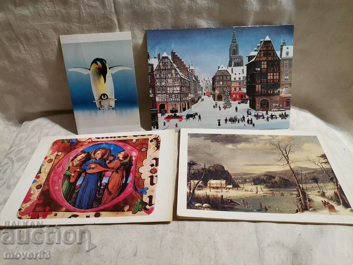 "UNICEF" postcards. 4 pieces