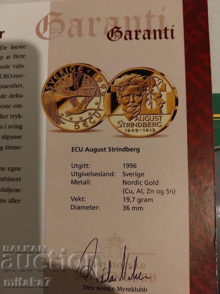 Delivery of 5 ECU 1996, Sweden