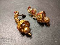 Earrings with birds, jewelry, for costumes and more 29.09.24