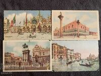 Lot of hundred year old cards from Italy (Venice)-2