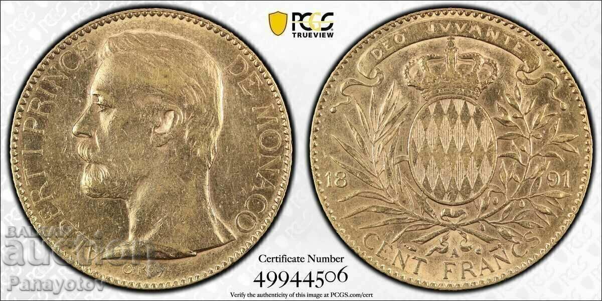 100 ФРАНКА МОНАКО ФРАНЦИЯ ЗЛАТО ЗЛАТНА МОНЕТА NGC PCGS 100 ФРАНКА МОНАКО ФРАНЦИЯ ЗЛАТО ЗЛАТНА МОНЕТА NGC PCGS