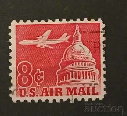 USA Airmail/Airplanes/Buildings Stamp