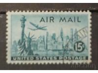 USA Airmail/Airplanes/Buildings Stamp