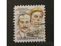 USA Airmail/Persons/Airplanes Stamp