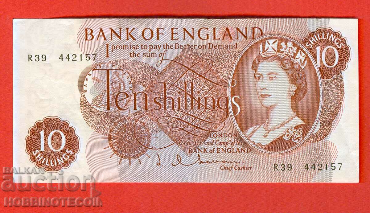 ENGLAND GREAT BRITAIN 10 Shilling issue issue signature 1