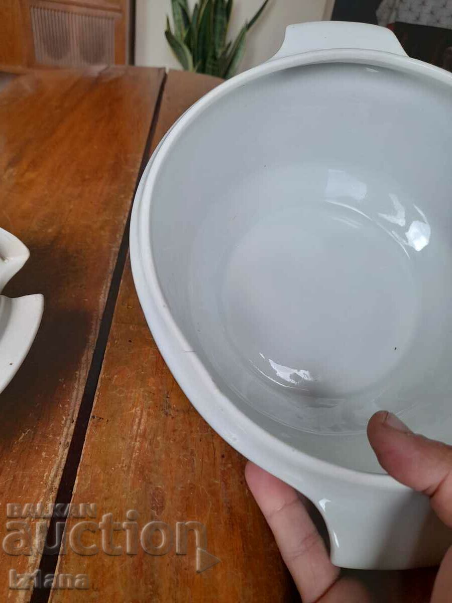 Old Porcelain soup bowl - 5 Old Porcelain soup bowl - 5