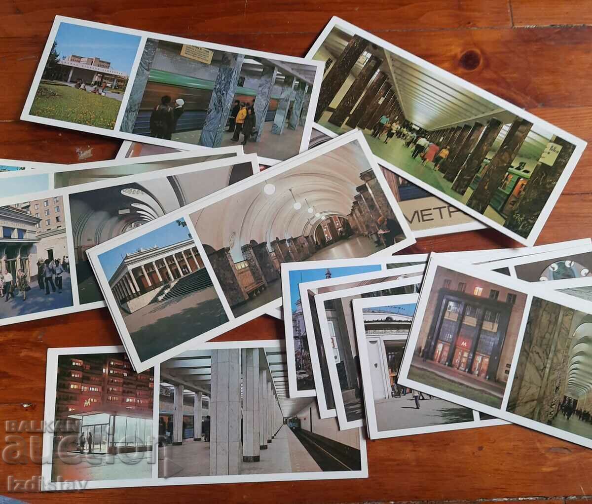 Σετ από κάρτες του μετρό της Μόσχας του 1980 με τιμή € 20.00 | 39.12 BGN