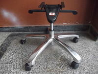 Folding chair with wheels, shock absorber and mechanism for office chair -3