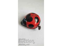 Yone Japan Ladybug Wind Up Tin Toy