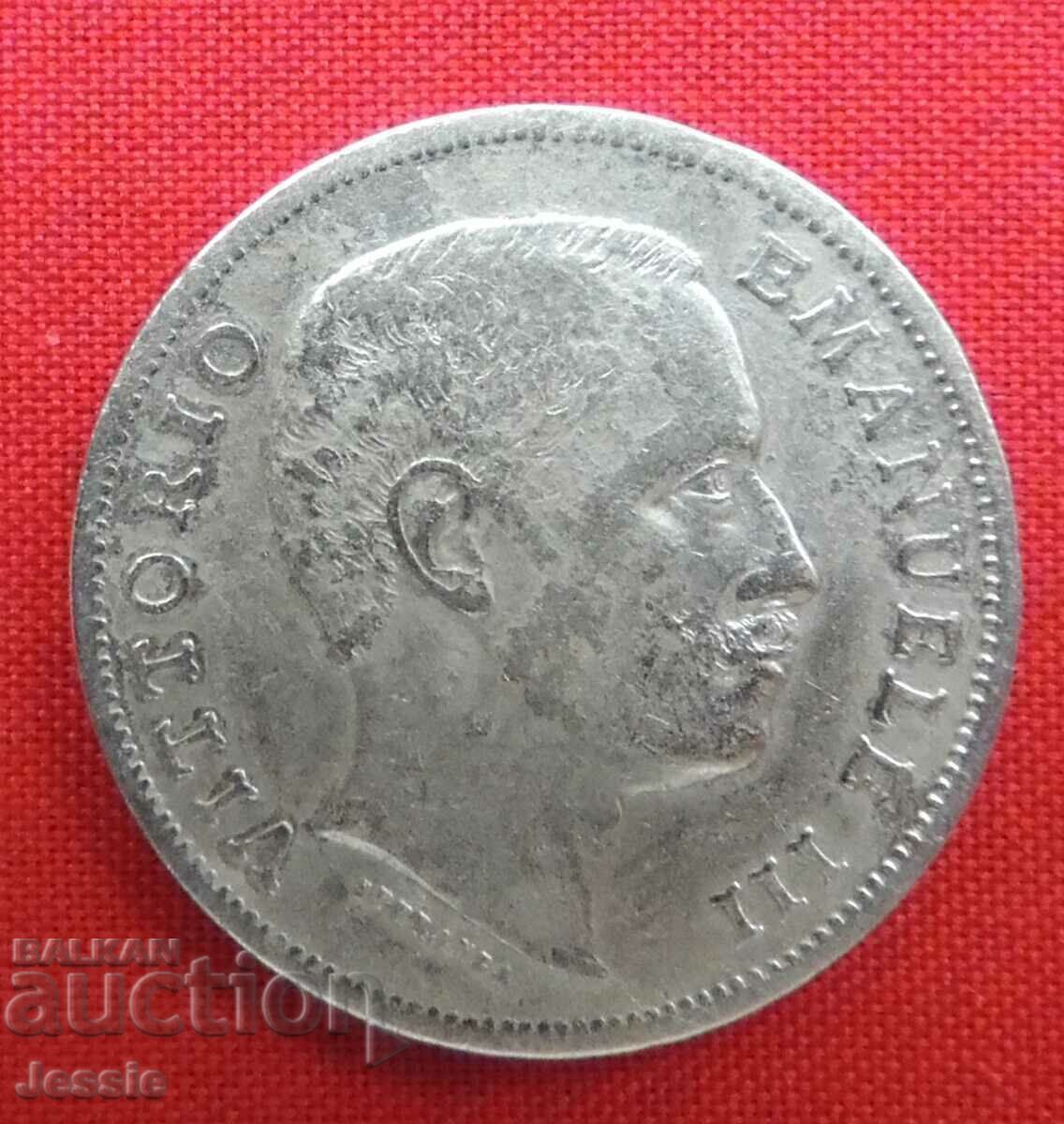 1 лира1901 R Италия сребро с цена 26.51 €