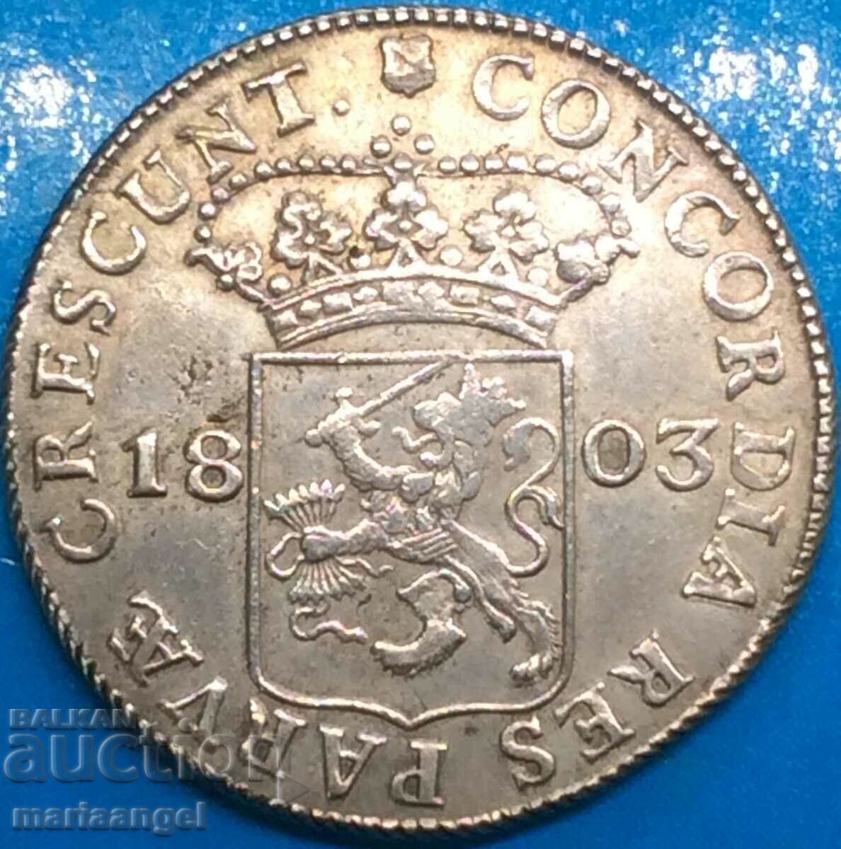 Netherlands 1 Ducat 1803 Batavian Republic ασημί