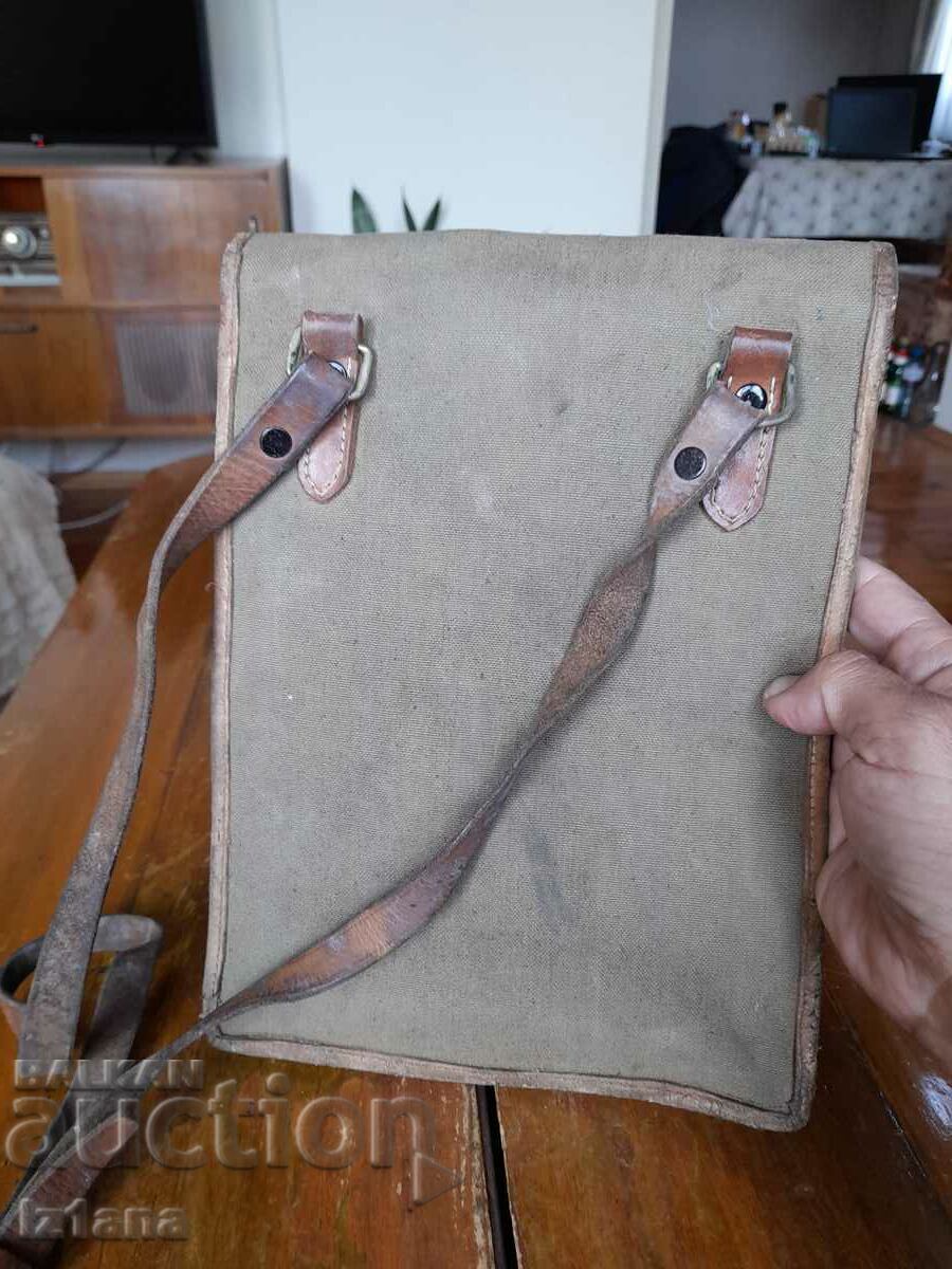 Delivery of Old commander's, officer's bag