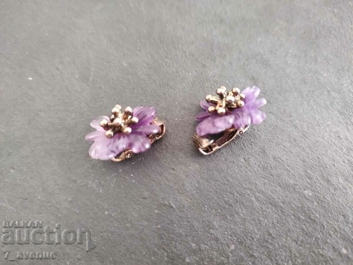 Earrings - interesting, amethyst silver,, Grosse, 29.09.24 with price 169.00 BGN | € 86.41 Earrings - interesting, amethyst silver,, Grosse, 29.09.24 with price 169.00 BGN | € 86.41