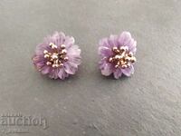 Earrings - interesting, amethyst silver,, Grosse, 29.09.24