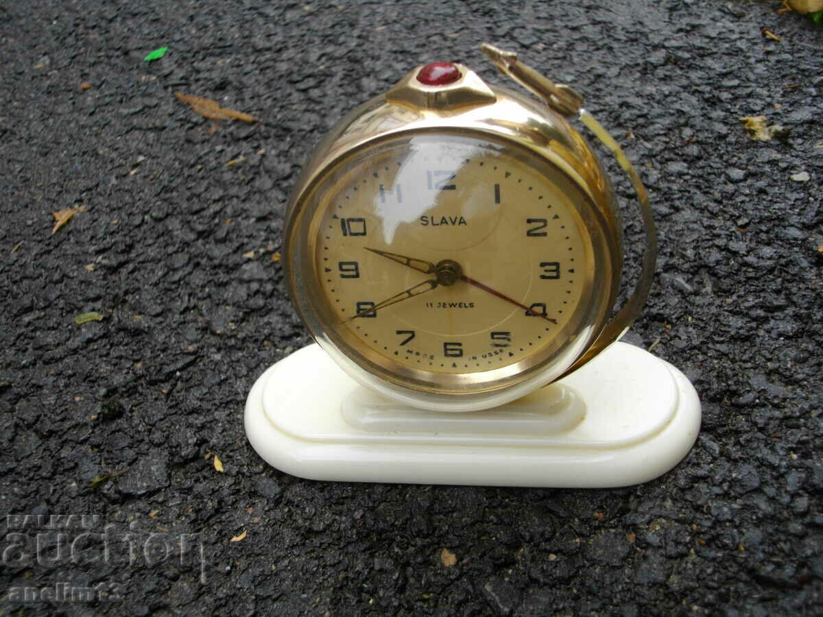 RARE SLAVA GLOBAL ALARM CLOCK