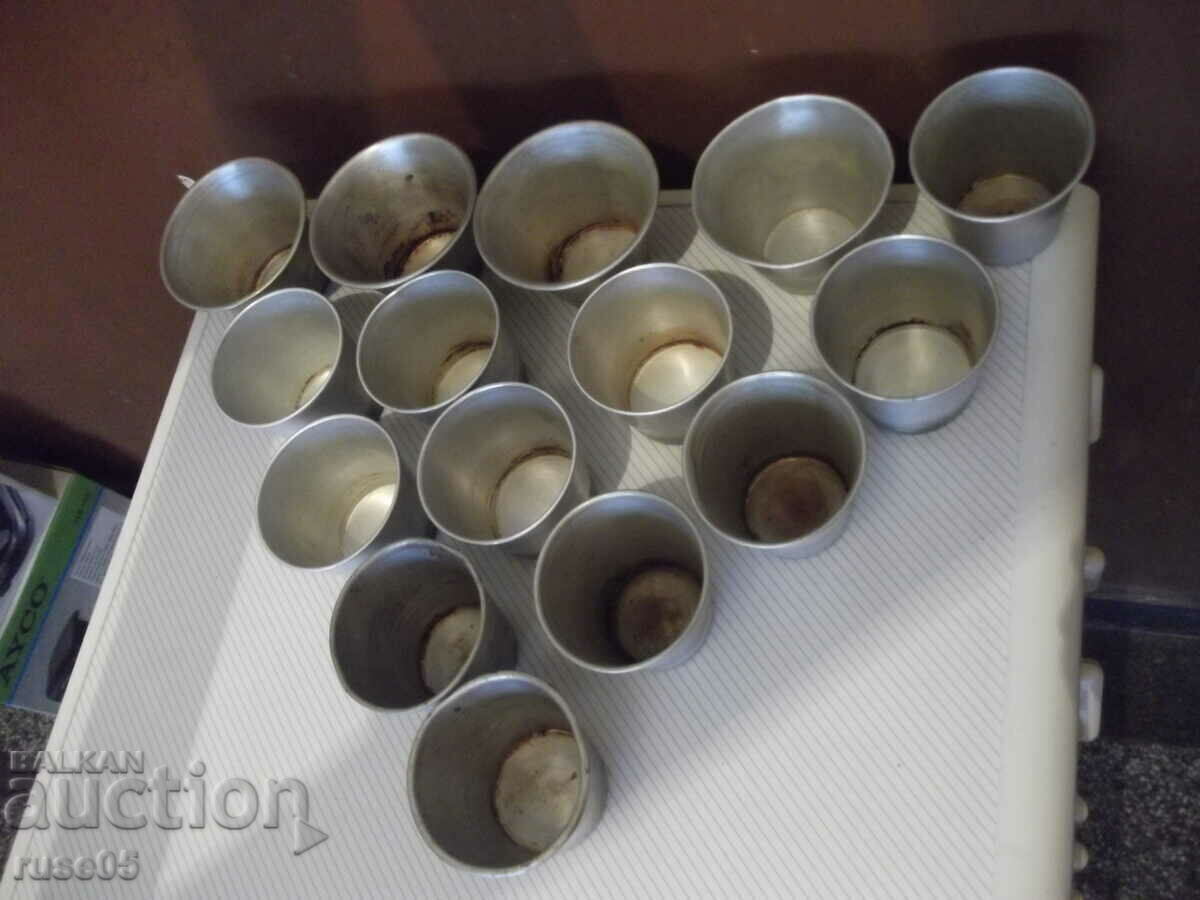 Auction Lot of 15 pcs. bowls for crème caramel aluminum from Soca Auction Lot of 15 pcs. bowls for crème caramel aluminum from Soca