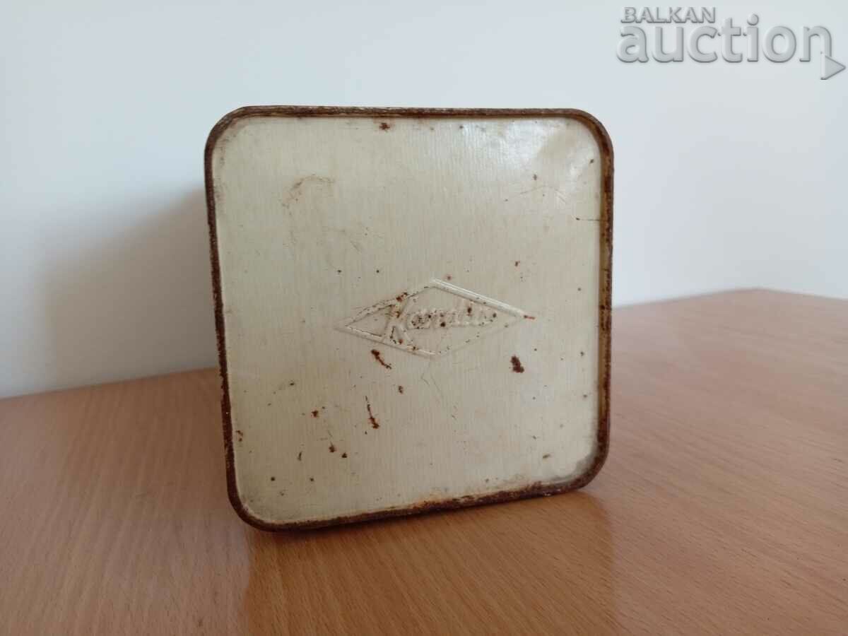 Auction retro vintage tea box sweet cocoa Kandia can box tin Auction retro vintage tea box sweet cocoa Kandia can box tin