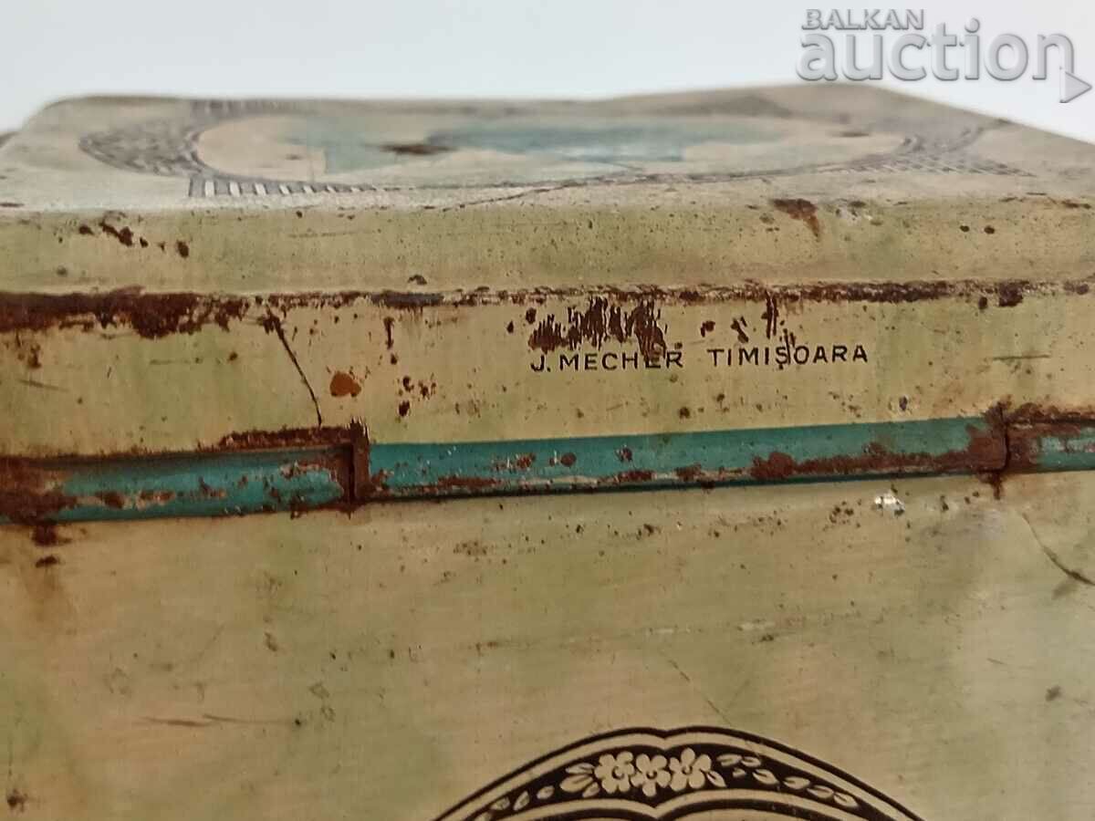 retro vintage tea box sweet cocoa Kandia can box tin - 5 retro vintage tea box sweet cocoa Kandia can box tin - 5