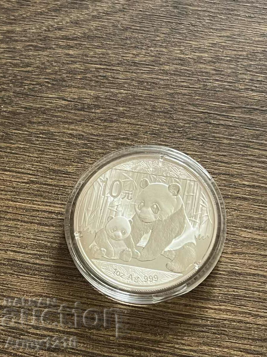 Сребърна монета панда 1oz 2012