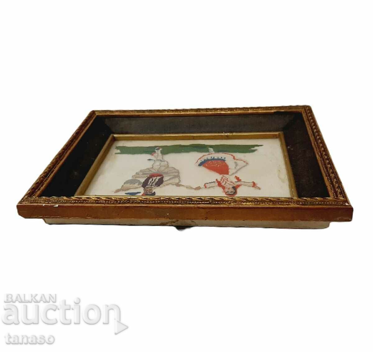 Old ethnic tapestry, embroidery(16.1) - 5