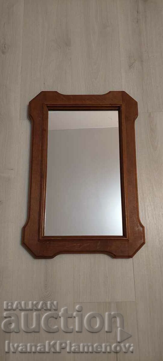 Mirror wooden massive frame 60cm 40cm