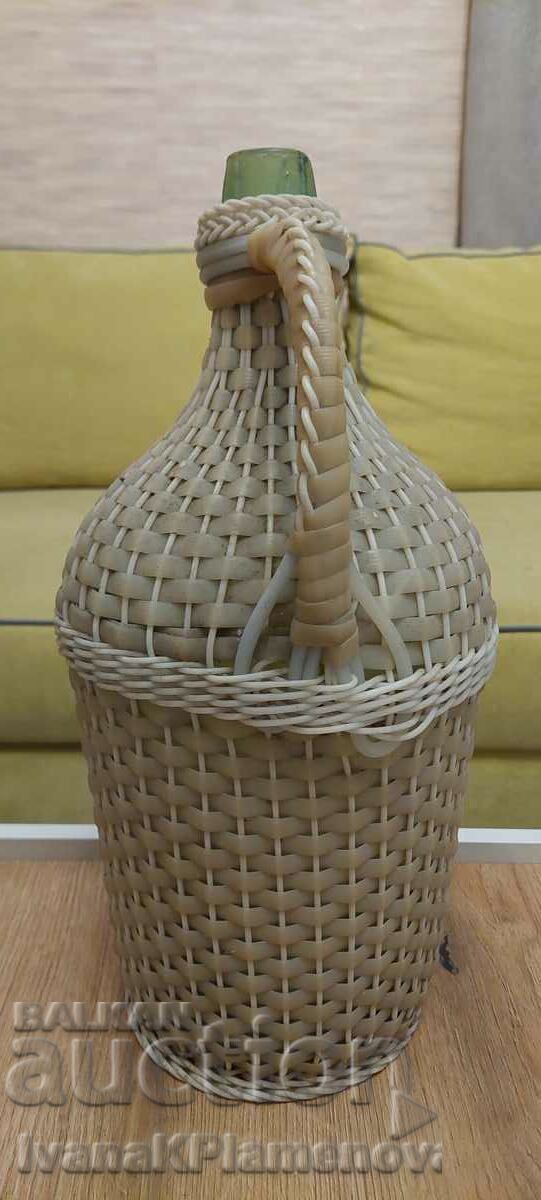 Damajana πλεκτό ρετρό ύψος 40cm με τιμή 26.00 BGN | € 13.29 Damajana πλεκτό ρετρό ύψος 40cm με τιμή 26.00 BGN | € 13.29