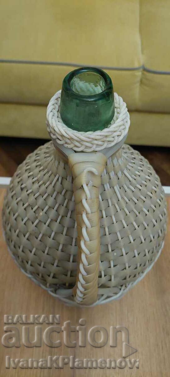 Damajana πλεκτό ρετρό ύψος 40cm - 5 Damajana πλεκτό ρετρό ύψος 40cm - 5