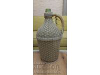 Damajana tricotat retro inaltime 40cm