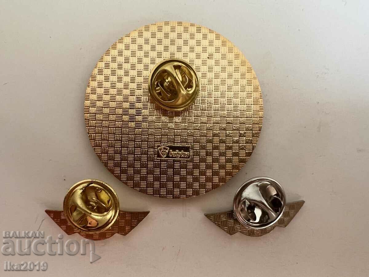 Rare awarded military badge VTU Todor Kableshkov enamel with two m with price 137.00 BGN | € 70.05 Rare awarded military badge VTU Todor Kableshkov enamel with two m with price 137.00 BGN | € 70.05