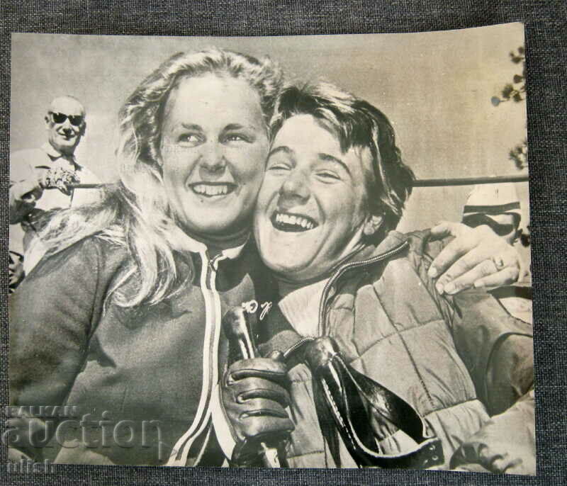 Jocurile Olimpice de iarnă din 1960 Squaw Valley Ski Press Photo