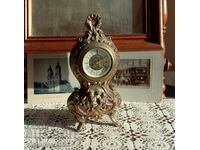 Mantel clock, mechanical, working, Italy