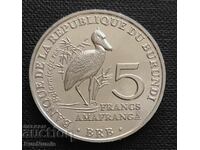 Burundi.5 francs 2014.Balaeniceps rex.UNC.