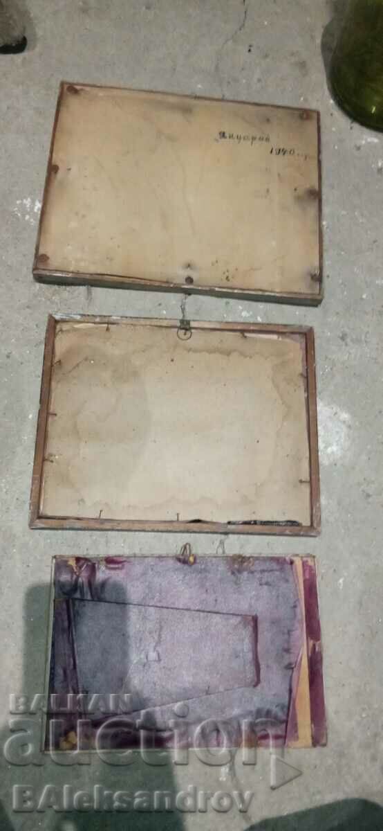 Lot of old pictures in frames - 5 Lot of old pictures in frames - 5